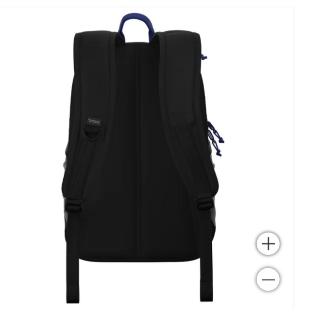 adidas Midway Backpack Black/Blue - Picture 2 of 5
